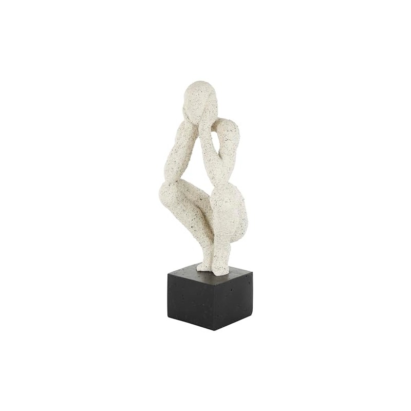 Deco 79 Polystone People Decorative Sculpture Crouching Home Decor Statue