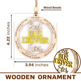 Bus Driver Appreciation Gifts for Men, Women with envelopes - School Bus Driver Gifts, Bus Driver Christmas Gifts, Back to college/school, first day/end of the school year gifts for students