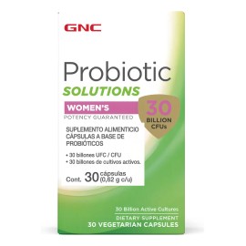 GNC Probiotics Solutions - Probióticos Para Mujeres - 30 Cápsulas - Sin sabor