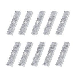 eMagTech Pack of 10 Timing Belts Aluminium GT2 Gear Clamp Mounting Block for 3D Printer 9 mm x 40 mm