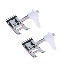 Sewing Machine Feet 2Pcs Sewing Machine Presser Foot Guide Adjustable Guide Sewing Machine Presser Feet Seam Guide for Low Shank Domestic Sewing Machine Rolled Hem Quilting and Accurate Stitching