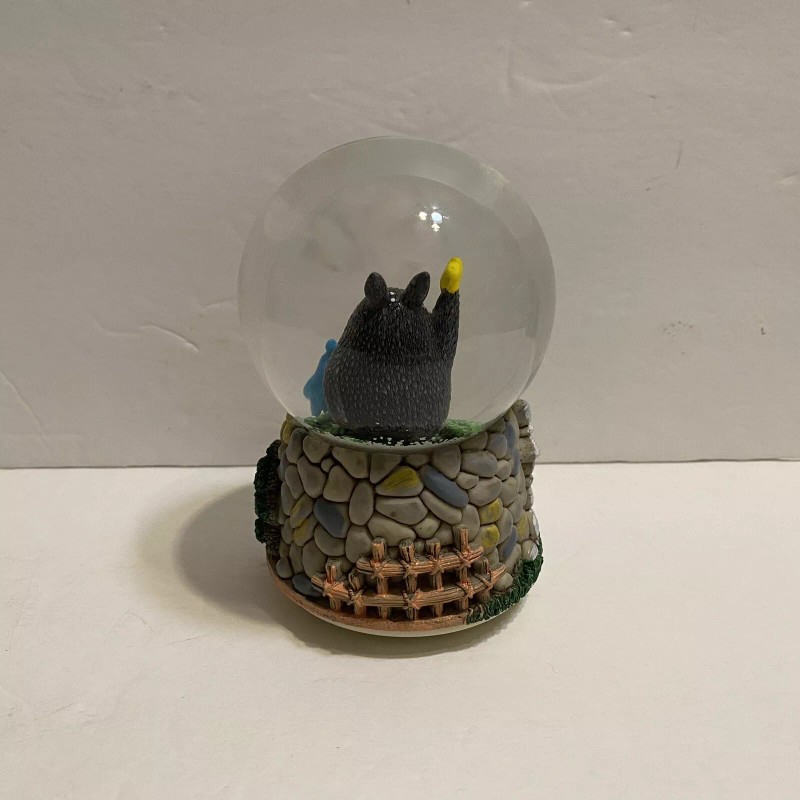 My Neighbor Totoro Snow Globe Music Statue 5”H