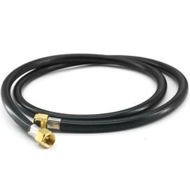 Rixordd 12 Feet Propane Hose Assembly Multipurpose Solution: Features 3/8" Female Flare on Both Ends, Perfect for Gas Grill, RV, Heater, Fire Pit