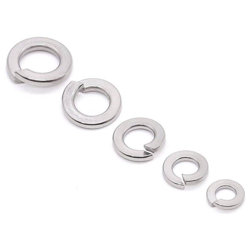 M12 Stainless Steel Lock Washer DIN127 B, 30 PCS