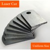 Jikacok Welding Tabs, 1-1/4" x 2-3/8", 9 Gauge A36 Mild
