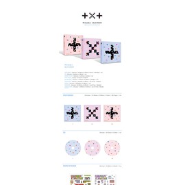 TXT Minisode 1 : Blue Hour 3rd Mini Album AR Version CD+128p PhotoBook+2p Sticker+Lyric Paper+43p Behind Book+1p PhotoCard+1p PostCard+Tracking Sealed