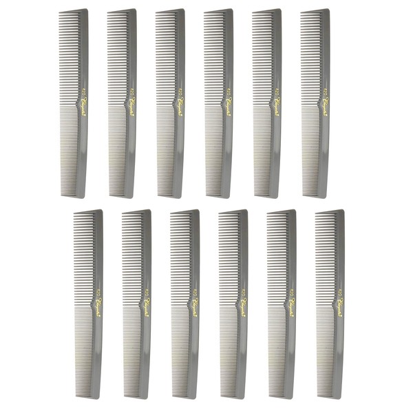 7 Inch Hair Cutting Combs. Barber’s & Hairstylist Combs. Gray. 1 DZ.