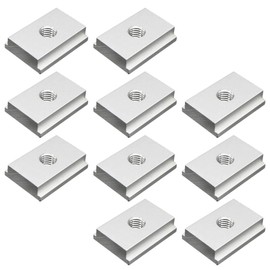 ENN LLC T-Slot Fastener T-Slot Nuts T-Track Slide Nuts Set of 10 (M8)