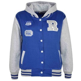 A2Z 4 Kids Unisex Girls Boys Baseball Tracksuit Hoodie with Joggers - T.S Baseball Fox Royal & Grey 11-12