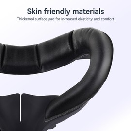 Sonicgrace Comfort Face Pad for Quest 2, VR Facial Interface and Foam Replacement Accessories for Mate Quest 2, with PU Leather & Breathable Foam Face Cover