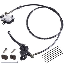 MWMNUN Motor Upgraded Hydraulic Brake System The Left of The 7/8" Handlebars 50 inch Hose Compatible with Mini Bike Baja Doodlebug DB30 Minibikes Go Karts
