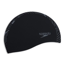 Speedo Unisex Adult Boom Endurance + Cap, Black/Grey, One Size