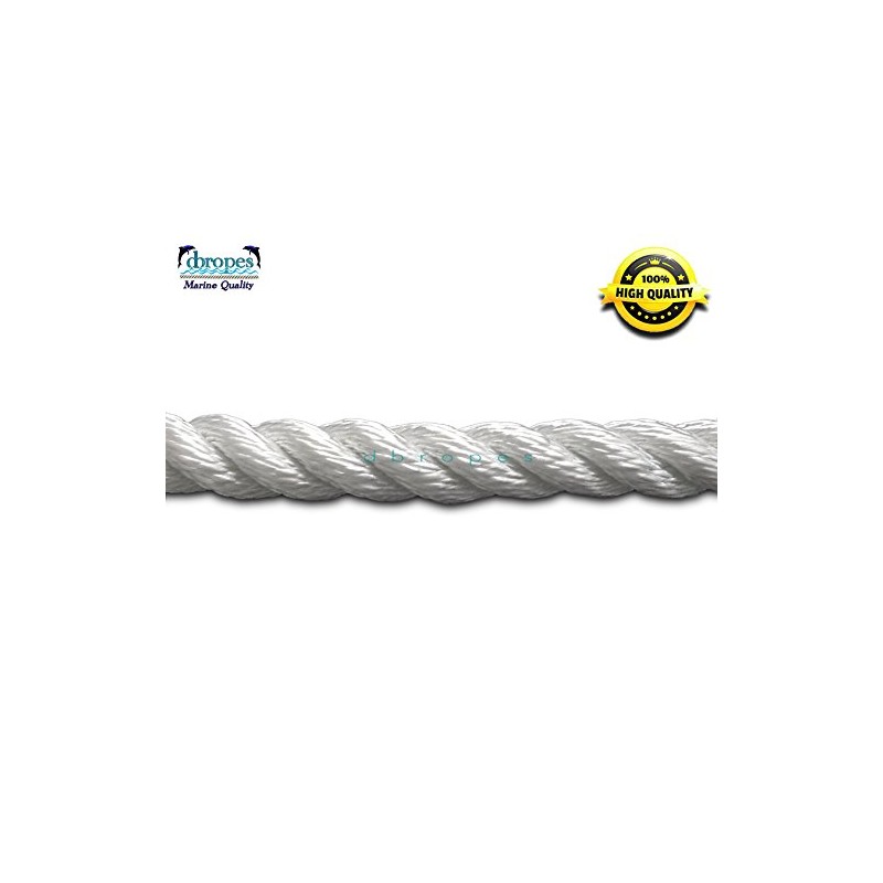 3 Strand Mooring Pendant 100% Nylon Rope 5/8 X 15