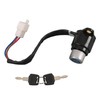 Ignition Switch with 2 Keys Replacement for Honda VT1100C2 2000-2007