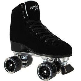 Lenexa Shadow Indoor/Outdoor Roller Skates for Women, Men, Boys and Girls - Unisex Quad Rink Skates (Men's 4 (Ladies' 5))