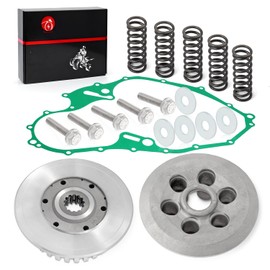 Clutch Center Inner Hub & Outer Pressure Plate & Heavy Duty Springs Gasket Kit For Yamaha Raptor 700 700R YFM700R YFM700 2006-2021 1S3-16351-00-00 1S3-16371-00-00 1S3-15462-00-00