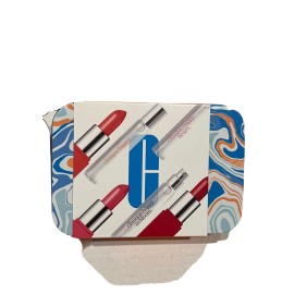 Clinique  Clinique POPS of HAPPY Coffret Lipsticks and Travel Sprays Gift Set. Value $71.