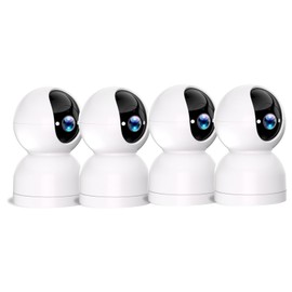 Rraycom 2K Security Camera for Baby Monitor WiFi 6, Pan/Tilt Indoor Cameras for Home Security, Indoor Camera with Motion Detection and Tracking