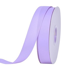 Ribest Light Purple Grosgrain Ribbon, 1 Inch 50 Yard Ribbon for Crafts Gift Wrapping Bows Wedding Party Decoration Bouquet