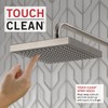 Delta Faucet Single-Spray Touch-Clean Rain Shower Head, Stainless RP50841SS