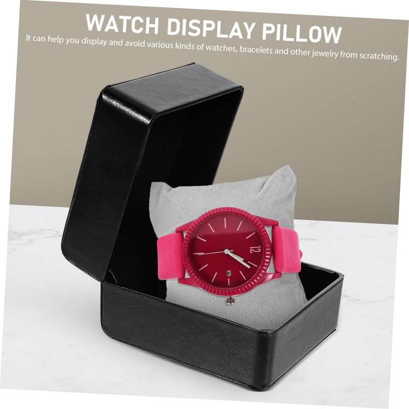 OATIPHO Grey Watch Pillow Set 10 Pack Small Watch Box