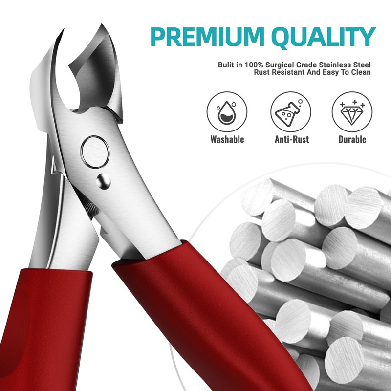 Toenail Clippers for Thick Nails for Seniors - Heavy Duty