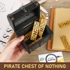 JULEASEL The Gift of Nothing, Pirate Treasure Chest with Golden
