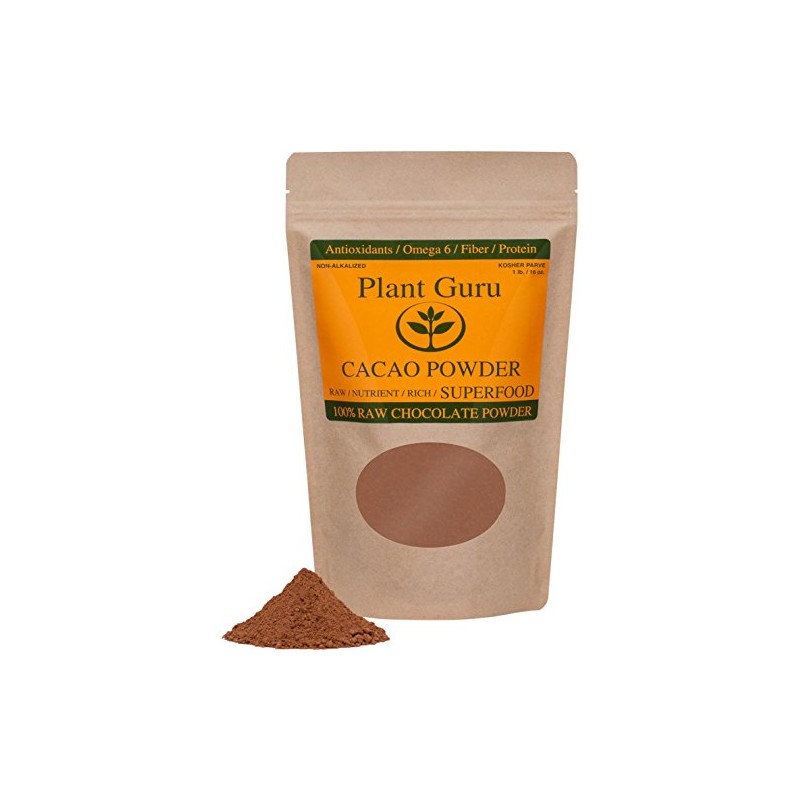 Raw Cocoa/Cacao Powder 1 lb. Arriba National Bean From Ecuador