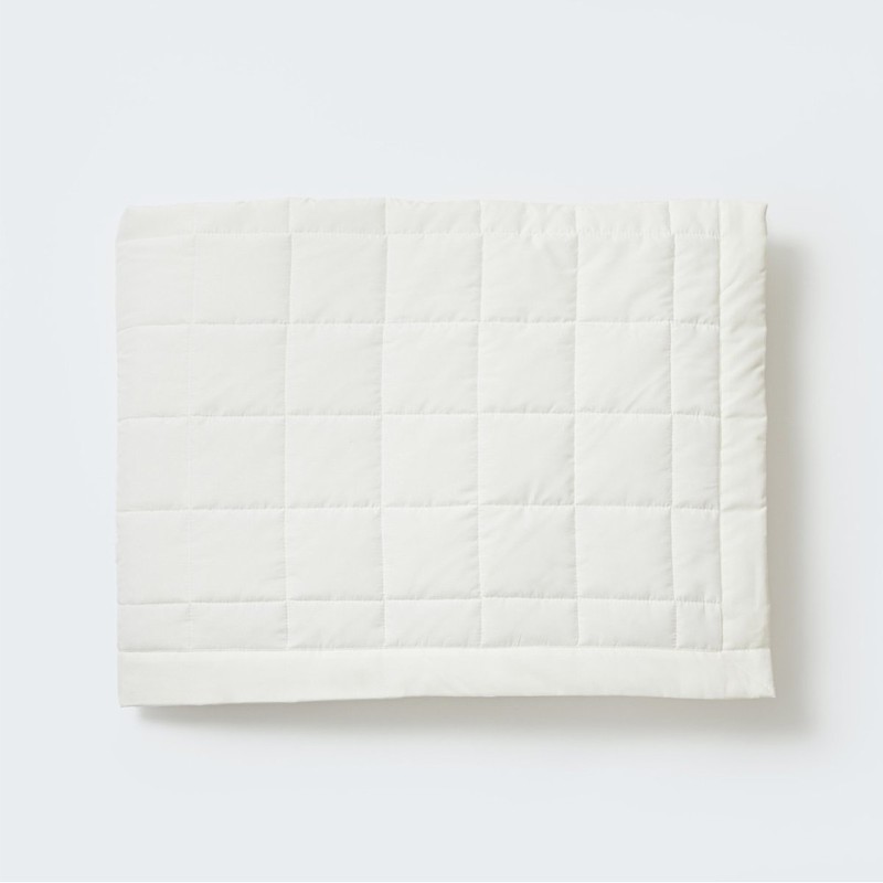 JAJU [JAJU] Fixing Band Pad Q White_150x205cm