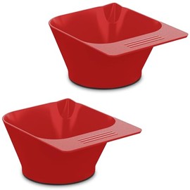 TASALON Hair Color Mixing Bowls, Red