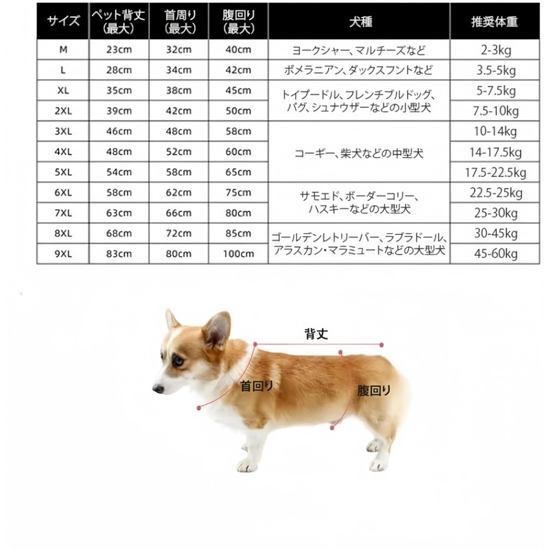 JOYFUSION Dog Raincoat, Dog Umbrella, Waterproof, Easy to Put On,