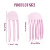 2pcs Wind Shaping Styling Comb, Pink Fluffy Bangs Hair Comb