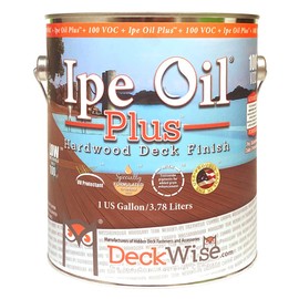 DeckWise Ipe Oil Plus Hardwood Deck Semi-Transparent 100 VOC Natural Finish (1-Gallon)