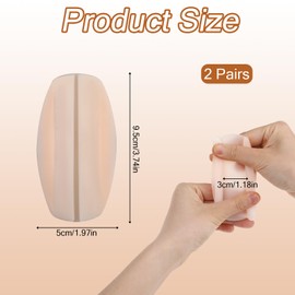 Piriuuo 4 Pcs Bra Strap Holders for Slipping, Silicone Bra Strap Cushions Bra Strap Pads Non-Slip Shoulder Protectors Pads (2 Colors)