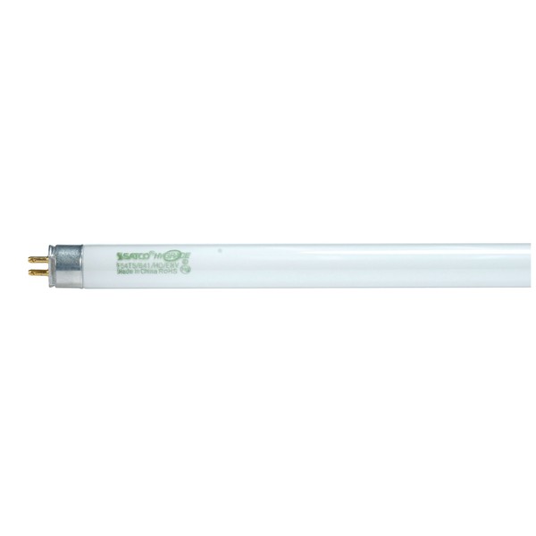Satco S8119 6500K 24-Watt Mini Bi Pin T5 HO High Performance Lamp, Daylight, White