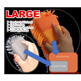 QUALIALL Premium Electrostatic Dry Erase White Board Eraser, Fast, No Dust Fly, Soft Revolutionize Your Whiteboard Chalkboard Cleaning