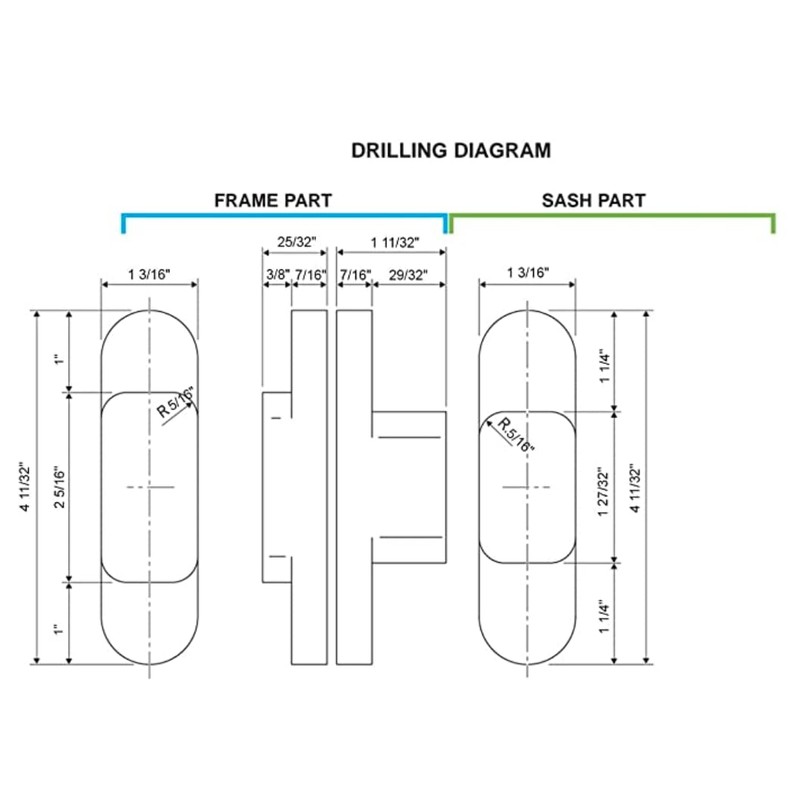 AGB 2.0 Eclipse - Adjustable Concealed Hinge for Telescopic coverplate