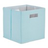 DII Collapsible Polyester Storage Cube, Solid, Lightweight and Durable, Small