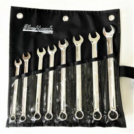 PROTO 8pc Blackhawk Proto Long Pattern Combination Wrench Set 12-Pt. METRIC BW-1108MTS