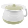 Mikinona Portable Urinal with Lid Thick Plastic Spittoon for Home