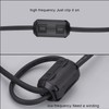 Mateda Ferrite Ring Core Ferrite Beads Clip RFI EMI Noise