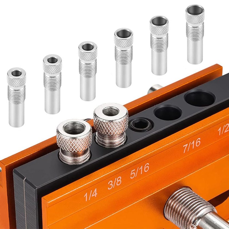 Tiardey Pocket Hole Jig Dowel Jig Clamping Range 10-60mm Drill