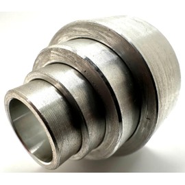 Pro-Graad 1/2” Thick Reducing Bushing Adapter | Aluminum Reducer Bushing for Bench Grinding Wheels with 1-1/4” or 1” Arbor Hole Reduce to 3/4”, 5/8” or 1/2" Shaft (for 1/2" Wide Wheels)