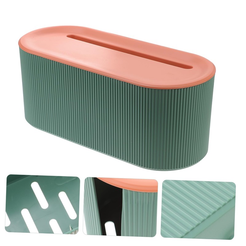 KOMBIUDA 1Pc Stylish Cable Storage Case Wire Storage Box for
