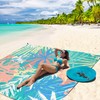 AISPARKY Beach Blanket Waterproof Sandproof Lightweight Durable Compact Sand Free