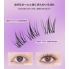 False eyelash bundle, natural false eyelashes, false eyelash part, no