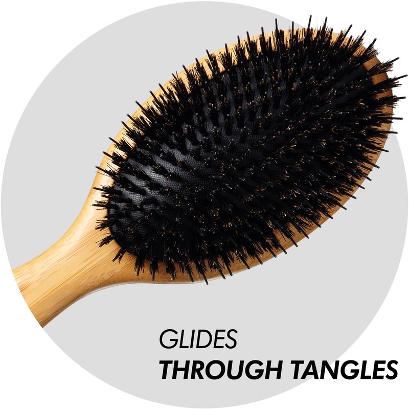 Sam Villa Signature Series Boar Bristle Hair Brush For Hair