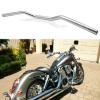 KEEPDSGN Chrome Motorcycle 25mm Handlebars Tracker Drag Bars For Honda