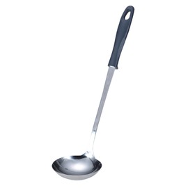 Takagi Stainless Steel Ladle, Long, Dark Brown, Full Length 12.7 in (32.3 cm), Hand Fit, Suitable for Soup and Other Dishes, Hand-Fitting Handle, Dishwasher Safe, Made in Japan, Takagi