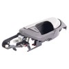 TRQ Left Interior Door Handle Gray Housing with Silver Lever